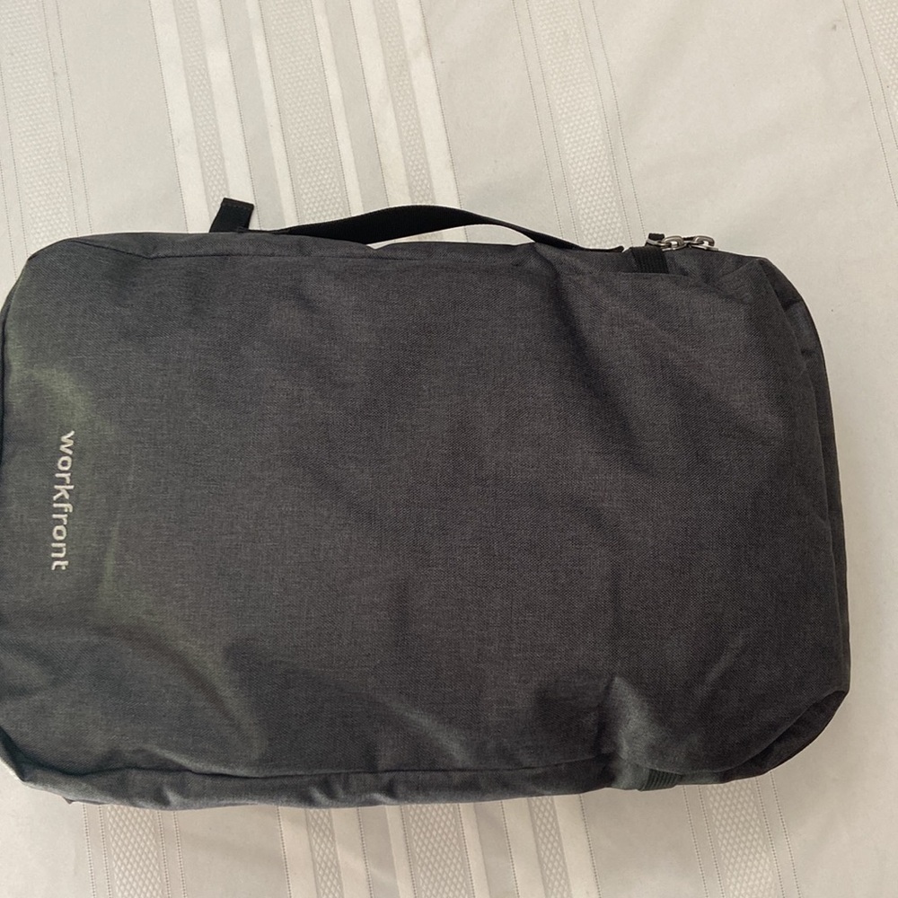 Workfront Pivot Dark Grey Backpack Or Shoulder Bag Very Versatile Like New!